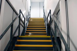 Stairs in multi-level distribution centre