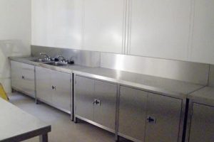 Stainless Steel commercial kitchen area
