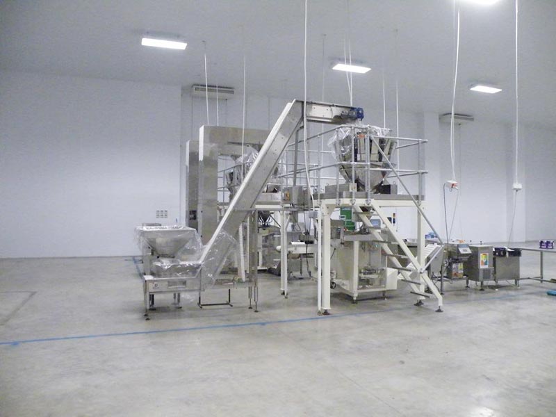Production area in confectionary warehouse
