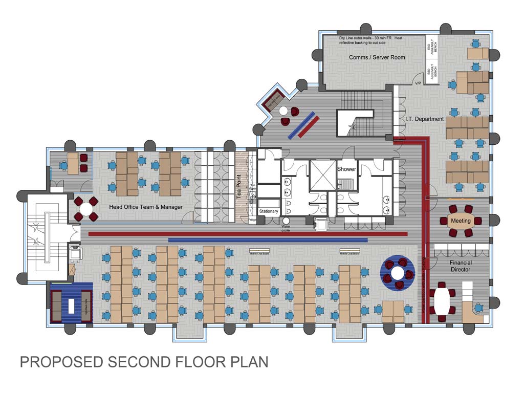 2nd floor office layout