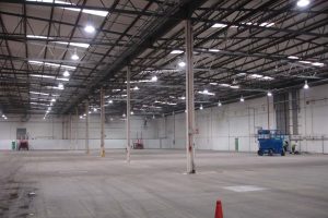 Empty warehouse space