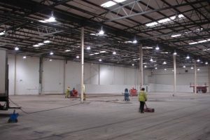 Warehouse flooring preparation