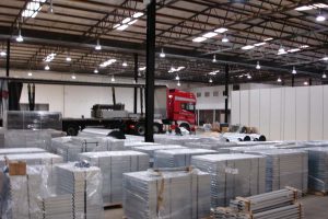 Delivery of shelving materials