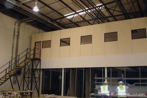 Office mezzanine build