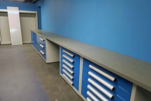 Workshop Fit out in progress