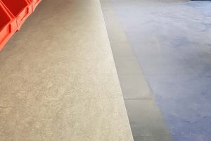 5m run 30mm thick lino worktop