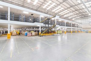 Mezzanine floor for large multiple retailer