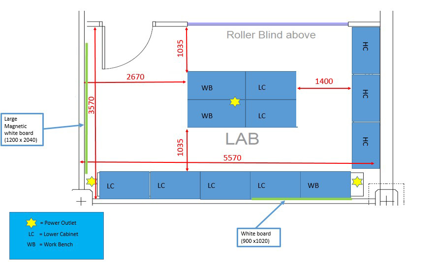 Proposed workshop layout