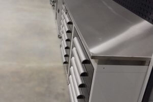 Drawer Units with Stainless Worktop