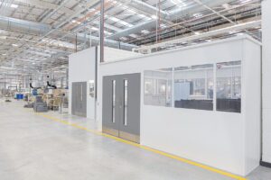 steel office with double door