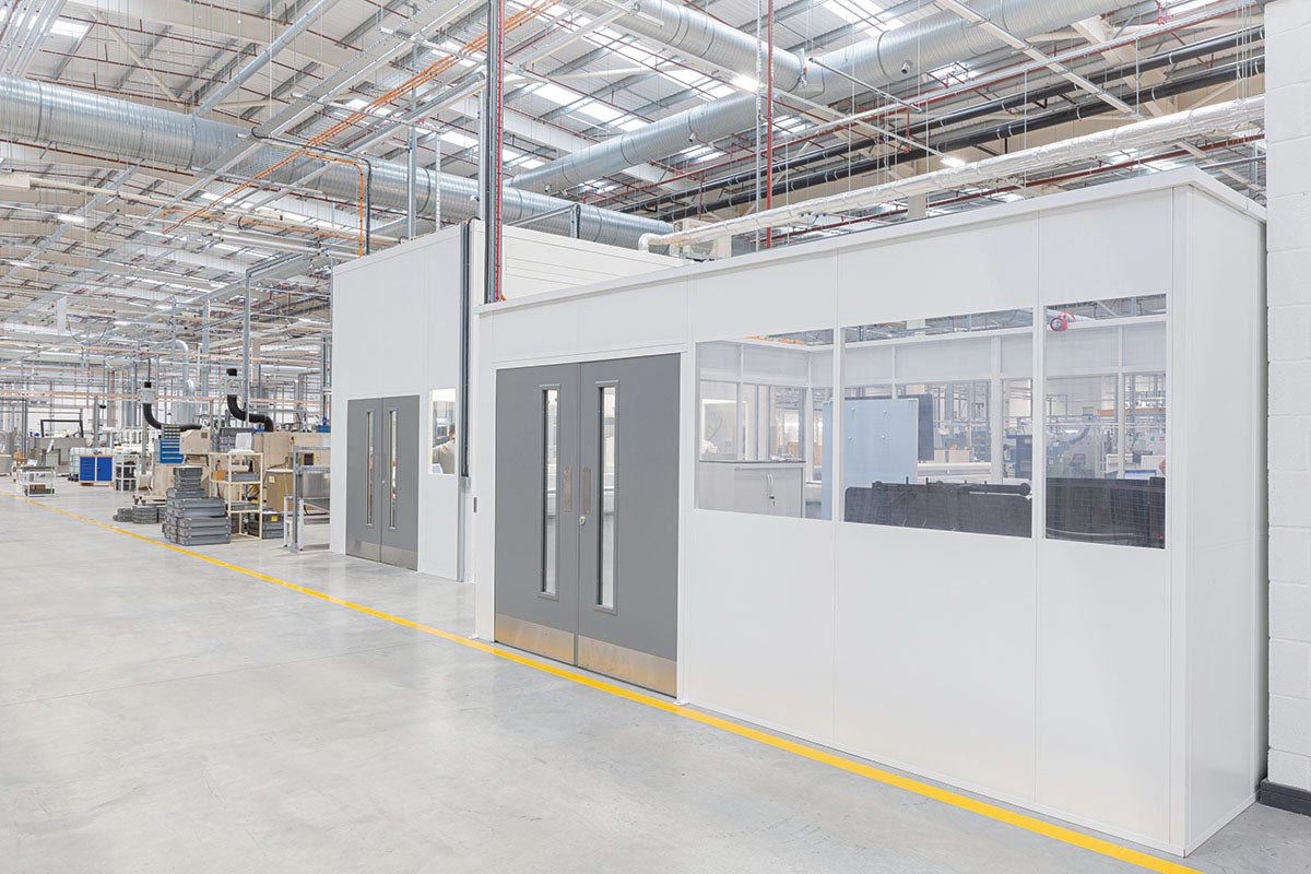 steel office with double door