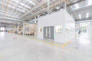 control room formed steel partitions