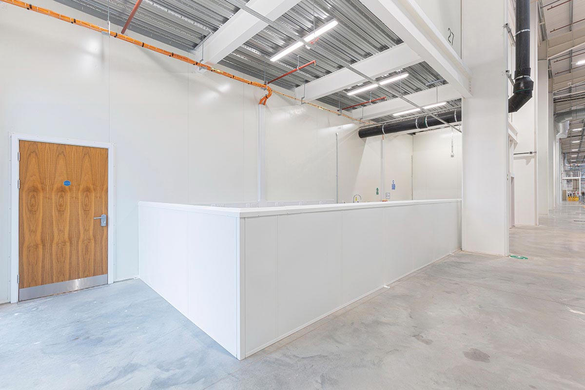 low level steel partitions