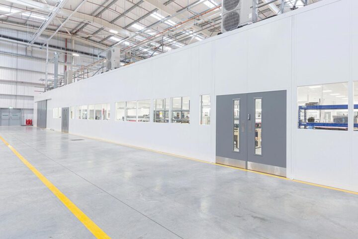 long run of steel offices