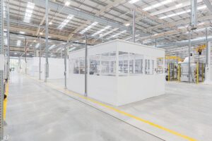 offices from steel partitions