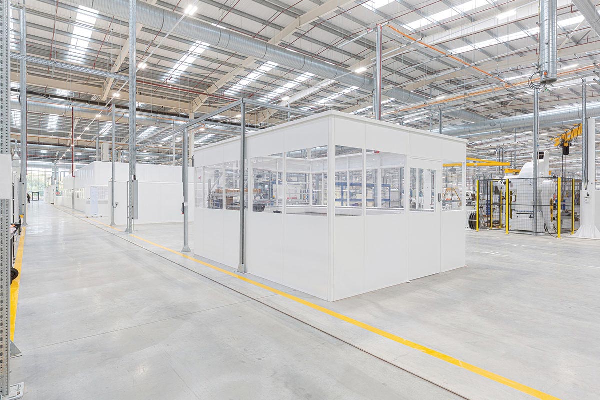 offices from steel partitions