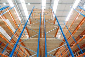 timber decking on racking