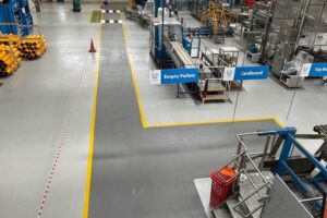 walkway warehouse demarcation