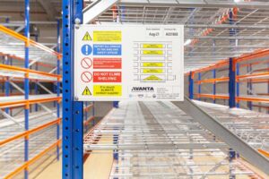 shelving load notice