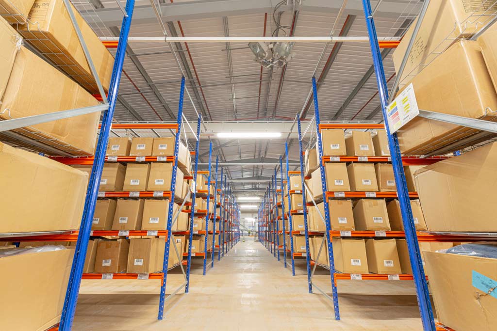 Aisle of BDC Shelving