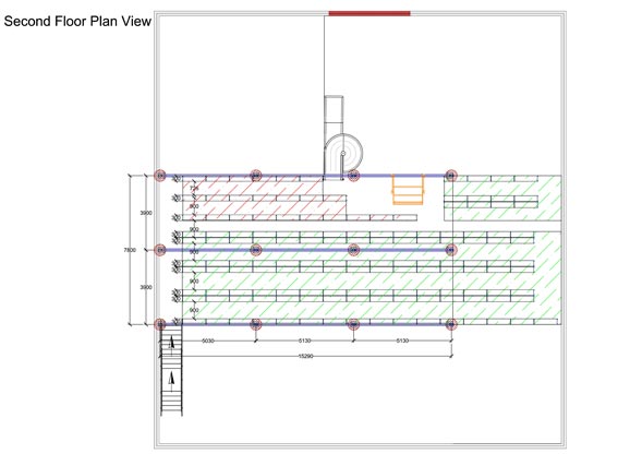 Second floor layout