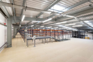conveyor and shelving