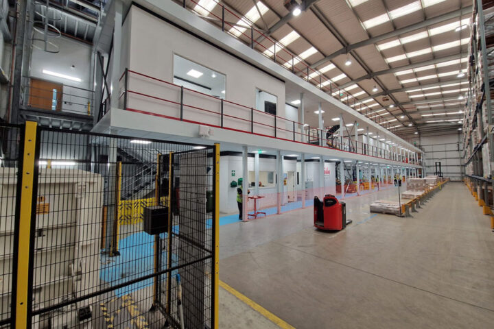 large mezzanine floor