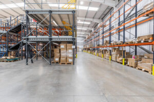 Two level mezzanine