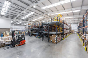 Mezzanine and racking