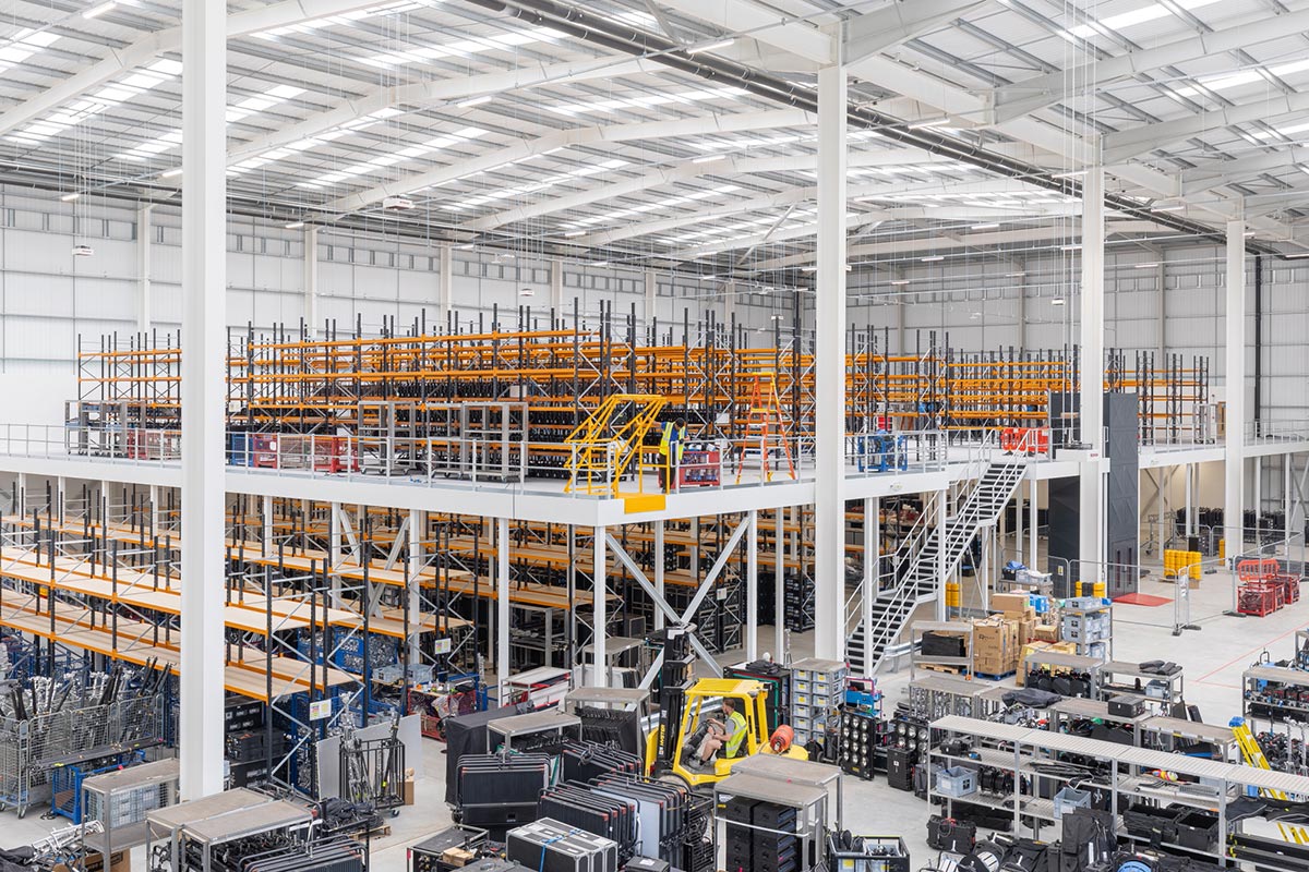 mezzanine in warehouse
