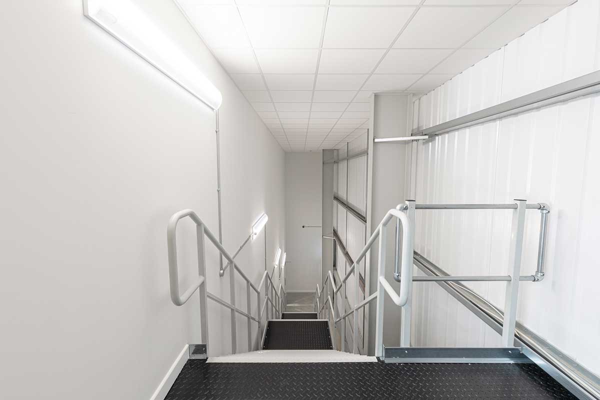 Enclosed Mezzanine Staircase