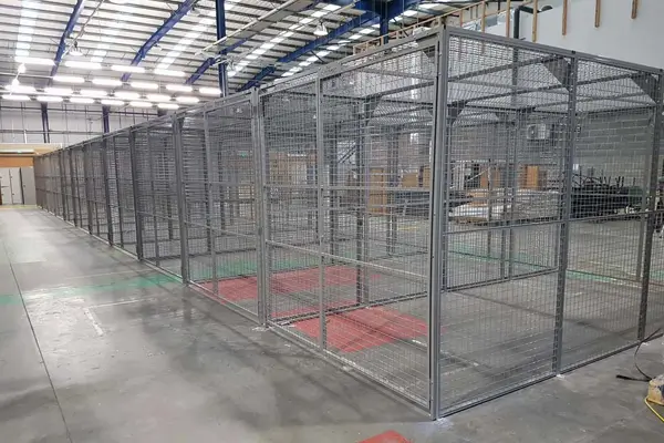 Mesh Cage Project For Police Authority - Avanta UK Police Mesh Cages