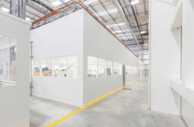 Secure Areas Case Study - Avanta UK Secure partitioned areas in warehouse