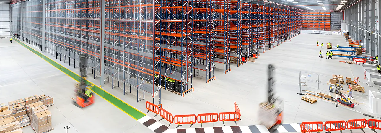 Racking Safety and Maintenance - Avanta UK New raacking installation in large warehouse