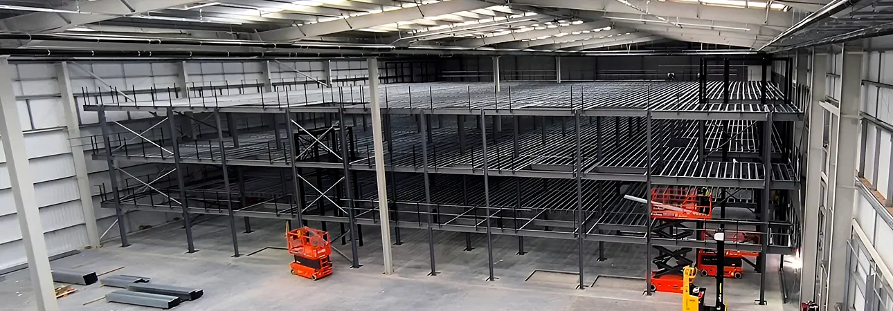Frequently Asked Questions - Avanta UK Multi-level warehouse under construction