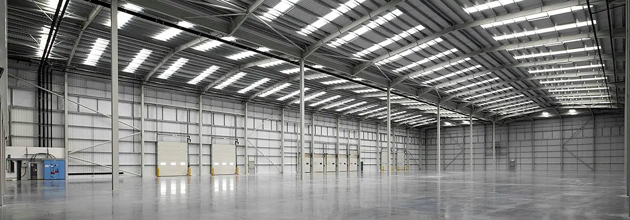 Avanta CLF Principal Contractor Case Study - Avanta UK Interior of new warehouse