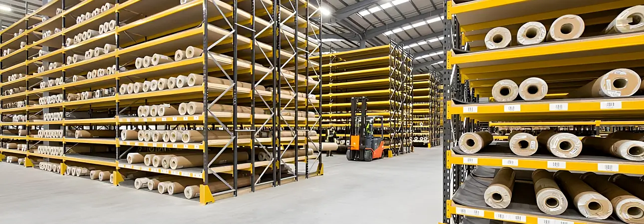 How Load Ratings Are Calculated - Avanta UK Racking holding rolls of material